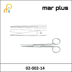 MAR PLUS STANDARD OPERATING SCISSORS STR SH/BL 14.5CM.