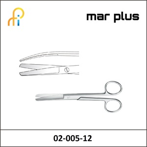 MAR PLUS STANDARD OPERATING SCISSORS CVD BL/BL 12 CM.