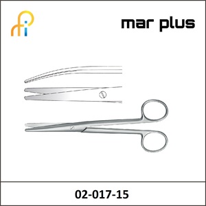 MAR PLUS MAYO-STILLE OPERATING SCISSORS CVD BL/BL 15CM.