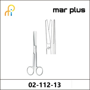 MAR PLUS OPERATING SCISSORS, BL/BL, STR., 13 CM