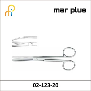 MAR PLUS OPERATING SCISSORS, BL/BL, CVD., 20.5 CM