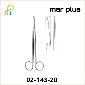 MAR PLUS DISSECTING SCISSORS, STR., STR., 20.5 CM