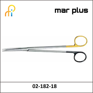 MAR PLUS TC-Ligature sciss., cvd., serr., 18 cm