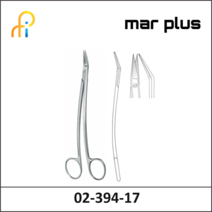MAR PLUS SCISSORS, DEAN, ANGLED UPW., 17.5 CM