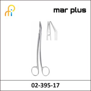 MAR PLUS SCISSORS, DEAN, SERR., ANG. UP., 17.5 CM