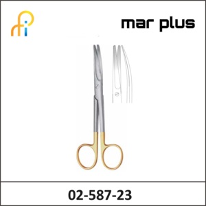 MAR PLUS TC-SCISSORS, MAYO, CVD., 23 CM