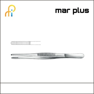 MAR PLUS STANDARD DISSECTING FORCEPS BROAD STR 18CM
