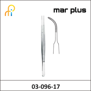MAR PLUS DRESSING FORCEPS, GERALD, CVD., 17 CM