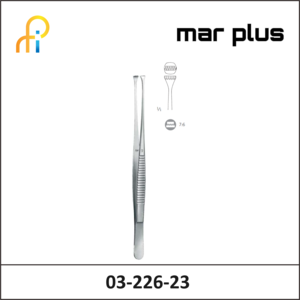 MAR PLUS FORCEPS, NELSON, 8X7 T., 23 CM