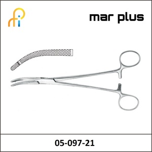 MAR PLUS HEANEY HYSTERECTOMY FORCEPS 1 TOOTH CVD 21CM