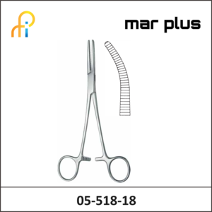 MAR PLUS FORCEPS, SPENCER-WELLS, CVD., 18 CM