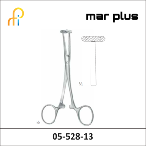 MAR PLUS FACE-LIFT FORCEPS, MARTEL-REES, 13.5 CM