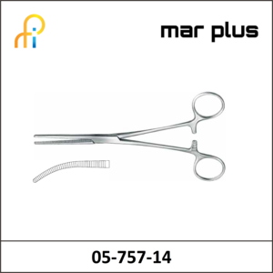 MAR PLUS FORCEPS, PEAN, DELICATE, CVD., 14 CM