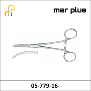 MAR PLUS FCPS., KOCHER-NIP. 1X2 T., CVD., 16 CM