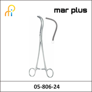 MAR PLUS ATR. KIDNEY PEDI. FORCEPS, GUYON, 24 CM