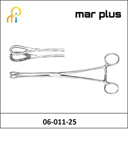 MAR PLUS SERR FOERSTER FORCEPS STR., 25 CM