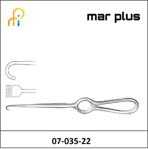 MAR PLUS 4 BLUNT KOCHER RETRACTOR 22.5 CM