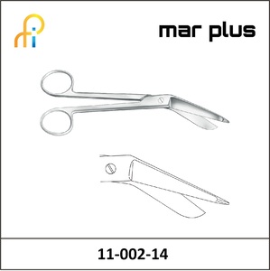 MAR PLUS LISTER BANDAGE SCISSORS 14.5 CM