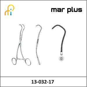 MAR PLUS COOLEY-DER. ANASTOM. FORCEPS 17.5 CM