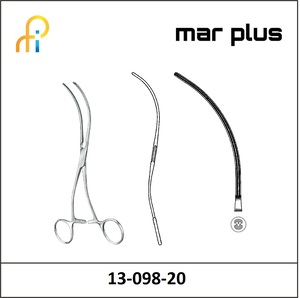 MAR PLUS S-SHAPE DE BAKEY ATR. FORCEPS 20 CM