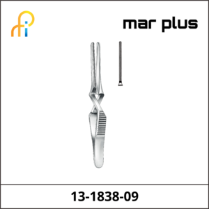 MAR PLUS BULLDOG CLAMP, DE BAKEY, STR., 9 CM