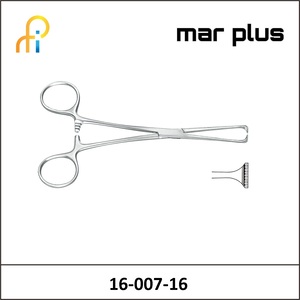 MAR PLUS ALLIS TISSUE FORCEPS 11X12 T., 16 CM