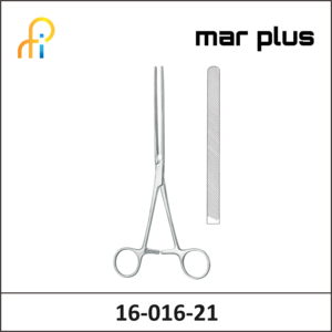 MAR PLUS INTESTINAL FORCEPS, DOYEN, STR., 21.5 CM