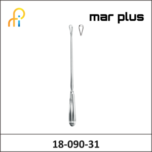 MAR PLUS UTER. CURETTE, 11 MM, SH., RIG., 31 CM