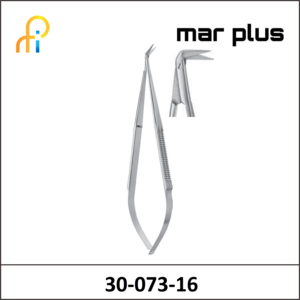 MAR PLUS MICRO SCISSORS DELICATE ANGLED 90degrees165MM