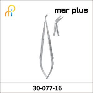 MAR PLUS MICRO SCISSORS 45degreesANGLED 165MM