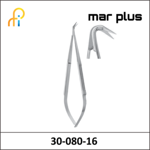 MAR PLUS MICRO SCISSORS 125degreesANGLED 165MM