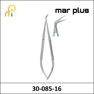 MAR PLUS MICRO SCISSORS S/B 60degreesANGLED 165MM