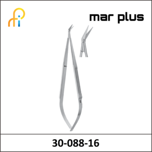 MAR PLUS MICRO SCISSORS FINE 25degreesANG.165MM