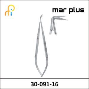 MAR PLUS MICRO SCISSORS FINE 90degreesANG.165MM