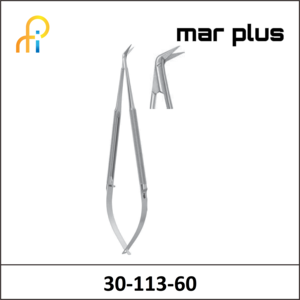 MAR PLUS MICRO SCISSORS DELICATE 60degreesANG.165MM