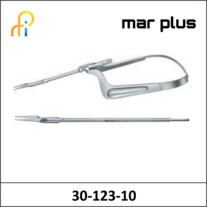 MAR PLUS XS MICRO SCISSORS STR.BL/BL 100MM