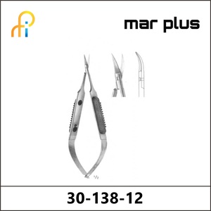MAR PLUS MUELLER MICRO-SCISSORS CVD S/B 120MM