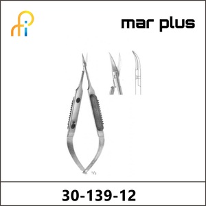 MAR PLUS MUELLER MICRO-SCISSORS CVD B/B 120MM