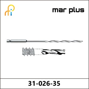 MAR PLUS DENTAL SHANK TWIST DRILL D1.5MM L75/35MM