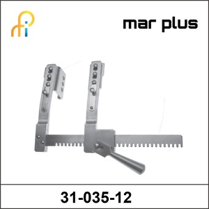MAR PLUS BURFORD-FINOCHIETTO RIB RETRACTORALU., 2 PAIR BLADES 40X67 / 78X67 MM300 MM, 12 TOTAL LENGTH