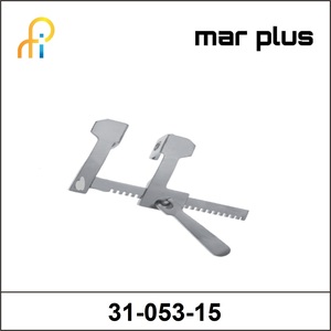 MAR PLUS FINOCHIETTO THORACIC RETRACTORALUM., BLADES 40X45 MM, SPREADING 150 MM
