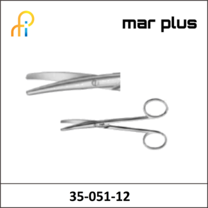 MAR PLUS LANDOLT ENUCLEATION SCISSORS CVD.125MM
