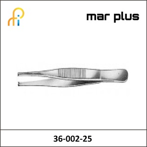 MAR PLUS TISSUE STANDARD FORCEPS 1X2 250MM
