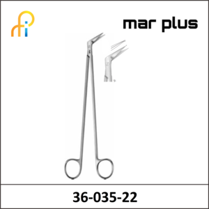 MAR PLUS MILLS SCISSORS S/BALL 60DG 220MM