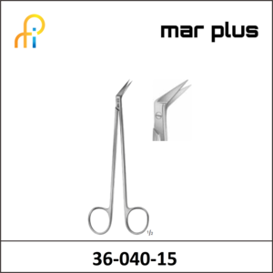 MAR PLUS DEBAKEY VESSEL SCISSORS 60DG 155MM