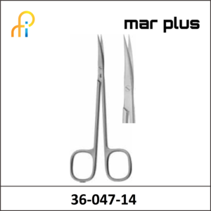 MAR PLUS NERVE DISSECT.SCISSORS CVD.140MM