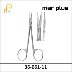 MAR PLUS IRIS SCISSORS DEL STR S/S 115MM