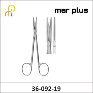 MAR PLUS GORNEY SCISSORS STR SERR B/B 195MM