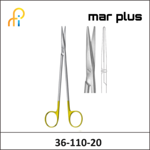 MAR PLUS TC METZENBAUM SCISSORS DEL STR200MM