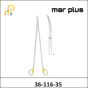 MAR PLUS NELSON METZ TC DISS SCISSORS 350MM